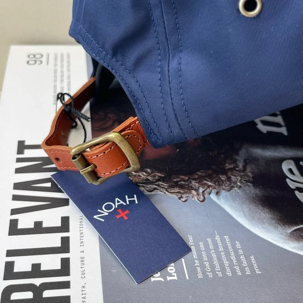 (new+tag) Noah nyc Navy Blue Cap made in USA